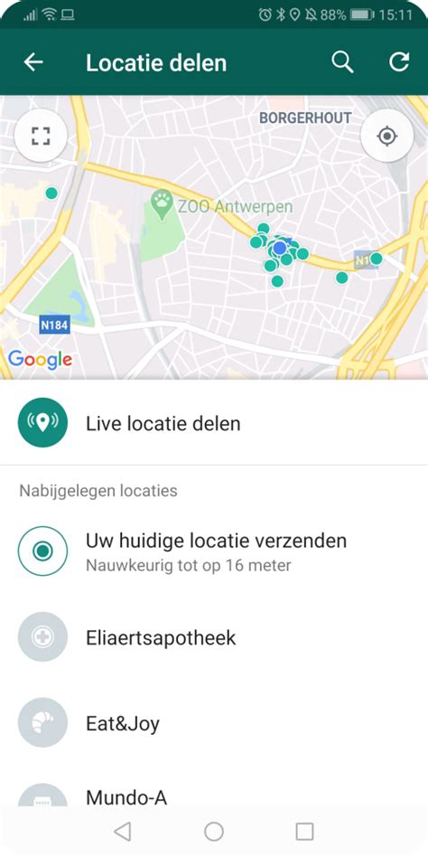 6 manieren om uw locatie te delen op WhatsApp